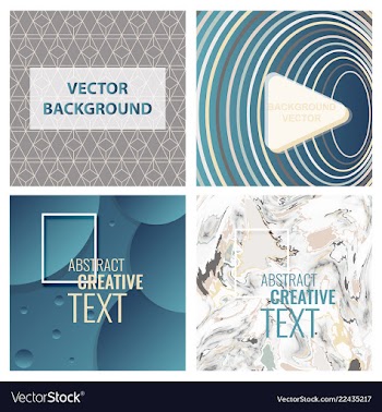 Modern abstract circle geometric design pattern vector image
