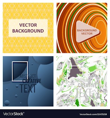 Modern abstract circle geometric design pattern vector image