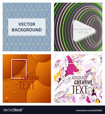 Modern abstract circle geometric design pattern vector image