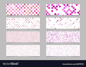 Modern abstract dot pattern banner background vector image