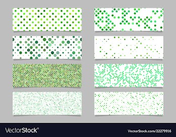 Modern abstract dot pattern banner background vector image