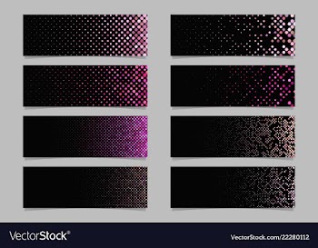 Modern abstract dot pattern banner background vector image