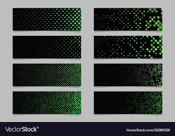 Modern abstract dot pattern banner background vector image
