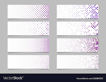 Modern abstract dot pattern banner background vector image