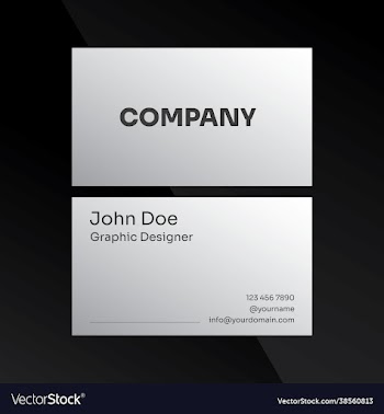 modern and elegant business card design template