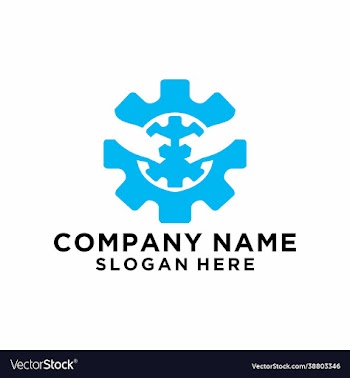 modern and luxury gear logo