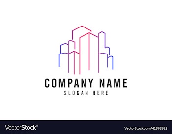 modern architecture building symbol logo