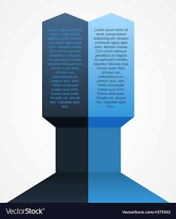 Modern arrow infographics element vector image