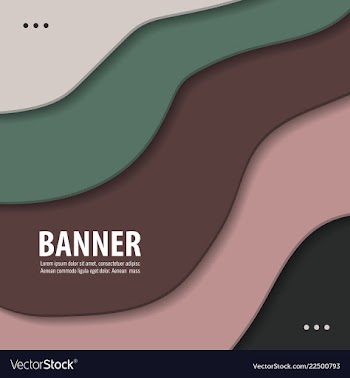 Modern art abstract banner square frame for text vector image