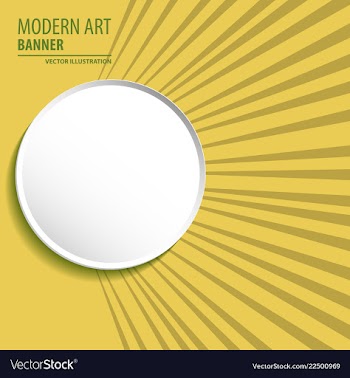Modern art abstract banner square frame for text vector image
