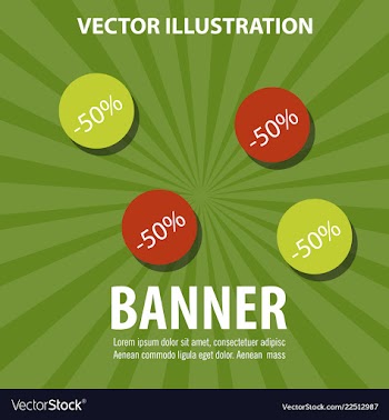 Modern art abstract banner square frame for text vector image