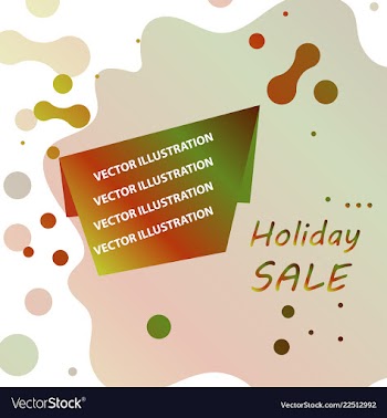 Modern art abstract banner square frame for text vector image