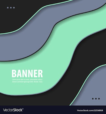 Modern art abstract banner square frame for text vector image