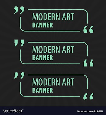 Modern art abstract banner square frame for text vector image