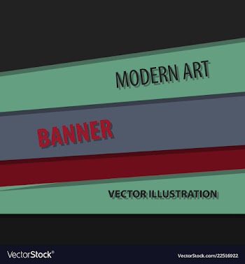 Modern art abstract banner square frame for text vector image