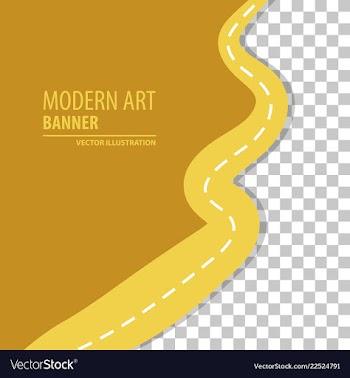 Modern art abstract banner square frame for text vector image