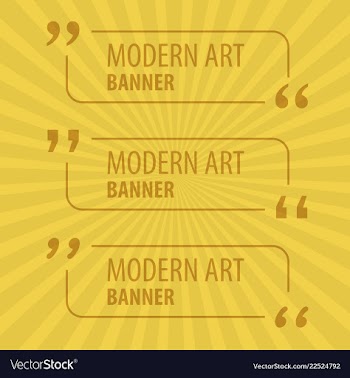 Modern art abstract banner square frame for text vector image