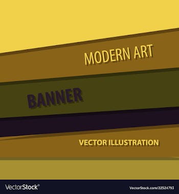 Modern art abstract banner square frame for text vector image