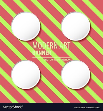 Modern art abstract banner square frame for text vector image