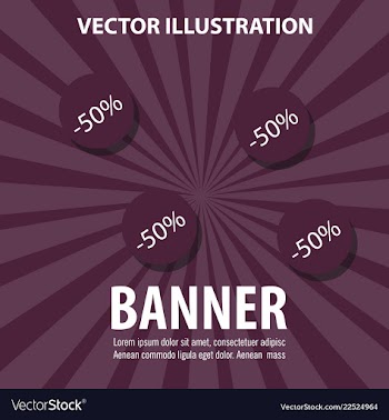 Modern art abstract banner square frame for text vector image