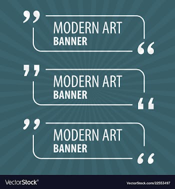 Modern art abstract banner square frame for text vector image