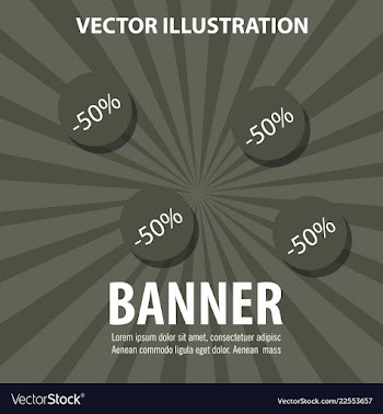 Modern art abstract banner square frame for text vector image