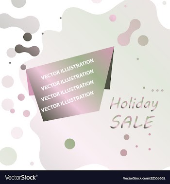 Modern art abstract banner square frame for text vector image