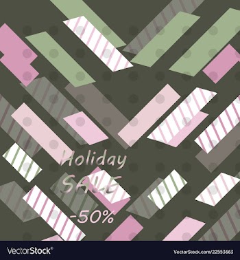 Modern art abstract banner square frame for text vector image