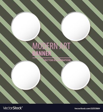 Modern art abstract banner square frame for text vector image
