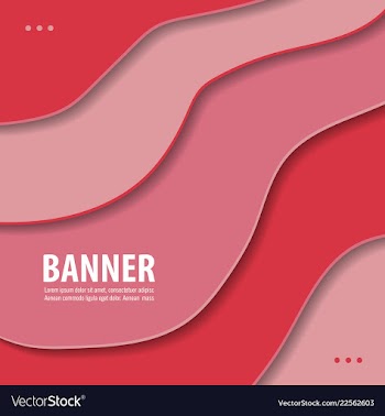 Modern art abstract banner square frame for text vector image