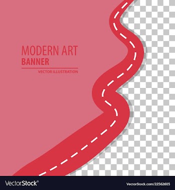 Modern art abstract banner square frame for text vector image