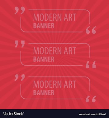 Modern art abstract banner square frame for text vector image