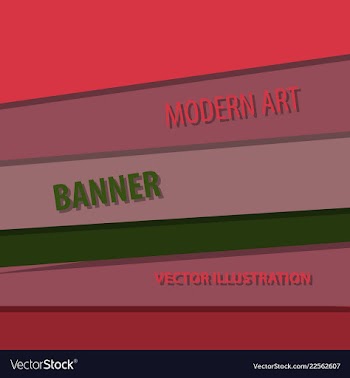 Modern art abstract banner square frame for text vector image