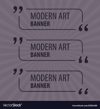 Modern art abstract banner square frame for text vector image