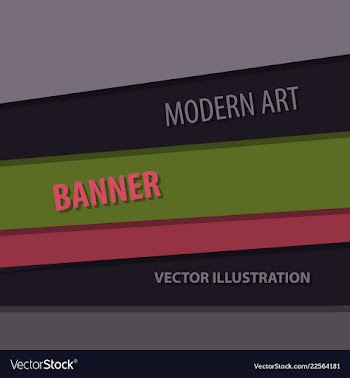 Modern art abstract banner square frame for text vector image