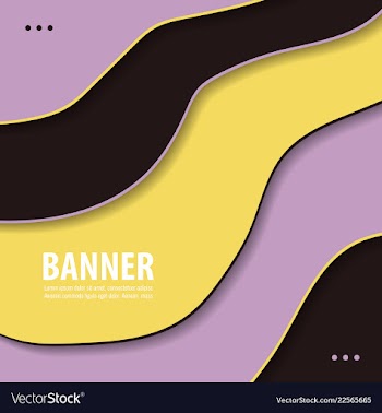Modern art abstract banner square frame for text vector image