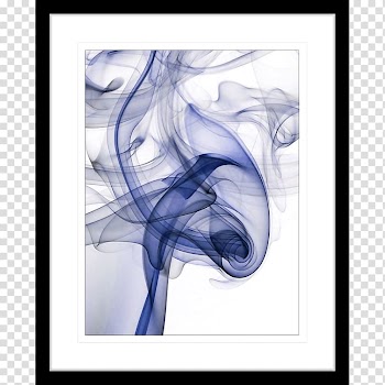 Modern art Watercolor painting Visual arts, smoke frame transparent background PNG clipart