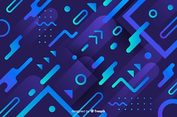 Modern background with gradient dynamic shapes Free Vector