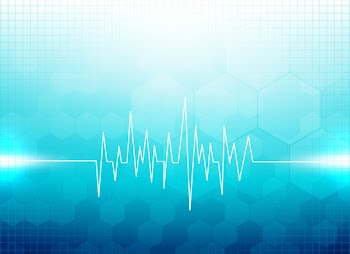 Modern blue medical background Free Vector