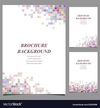 Modern brochure booklet template design vector image