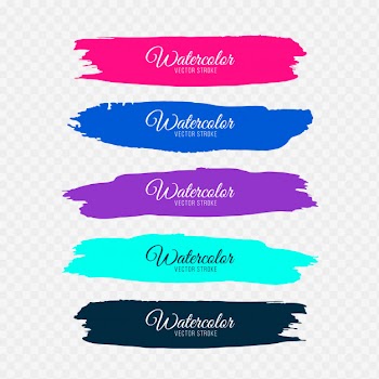 Modern brush strokes Free Vector