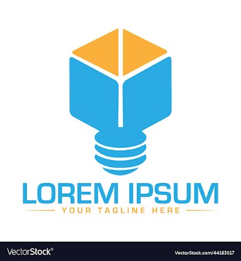 modern bulb logo design