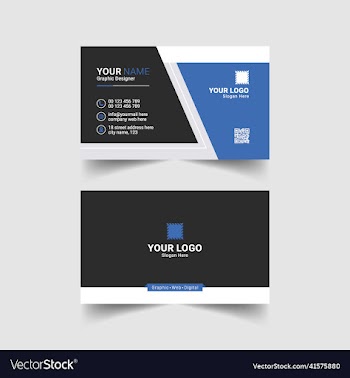 modern business card design template