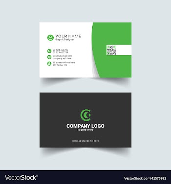 modern business card design template