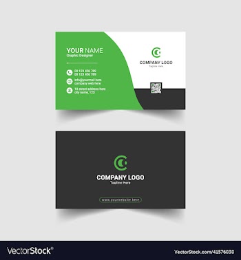 modern business card design template
