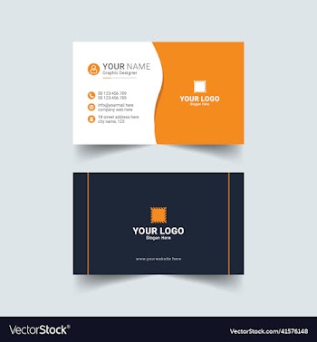 modern business card design template