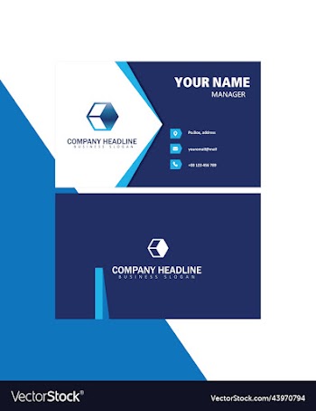 modern business card design template