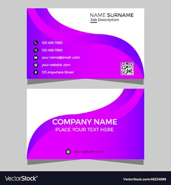 modern business card design template