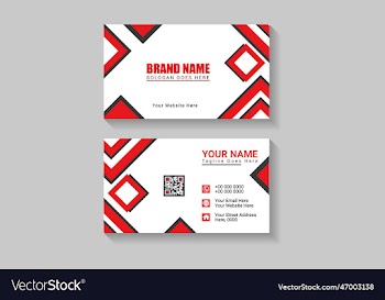 modern business card design template