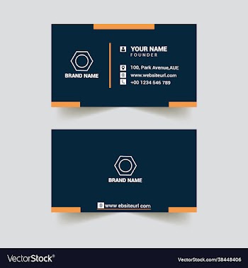 modern business card template